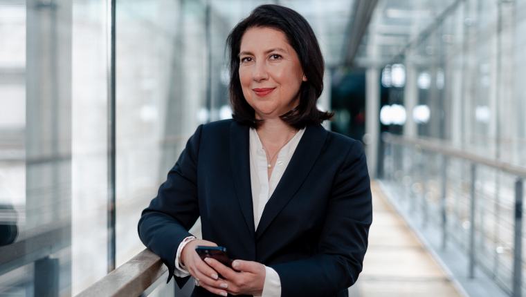 Die Vorsitzende der FDP Bayern Katja Hessel MdB.